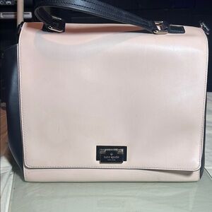 Kate Spade Cream and Black Shoulder Bag
